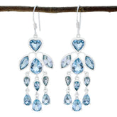 Lily Blue Dangle Earrings for Everyday Glamour